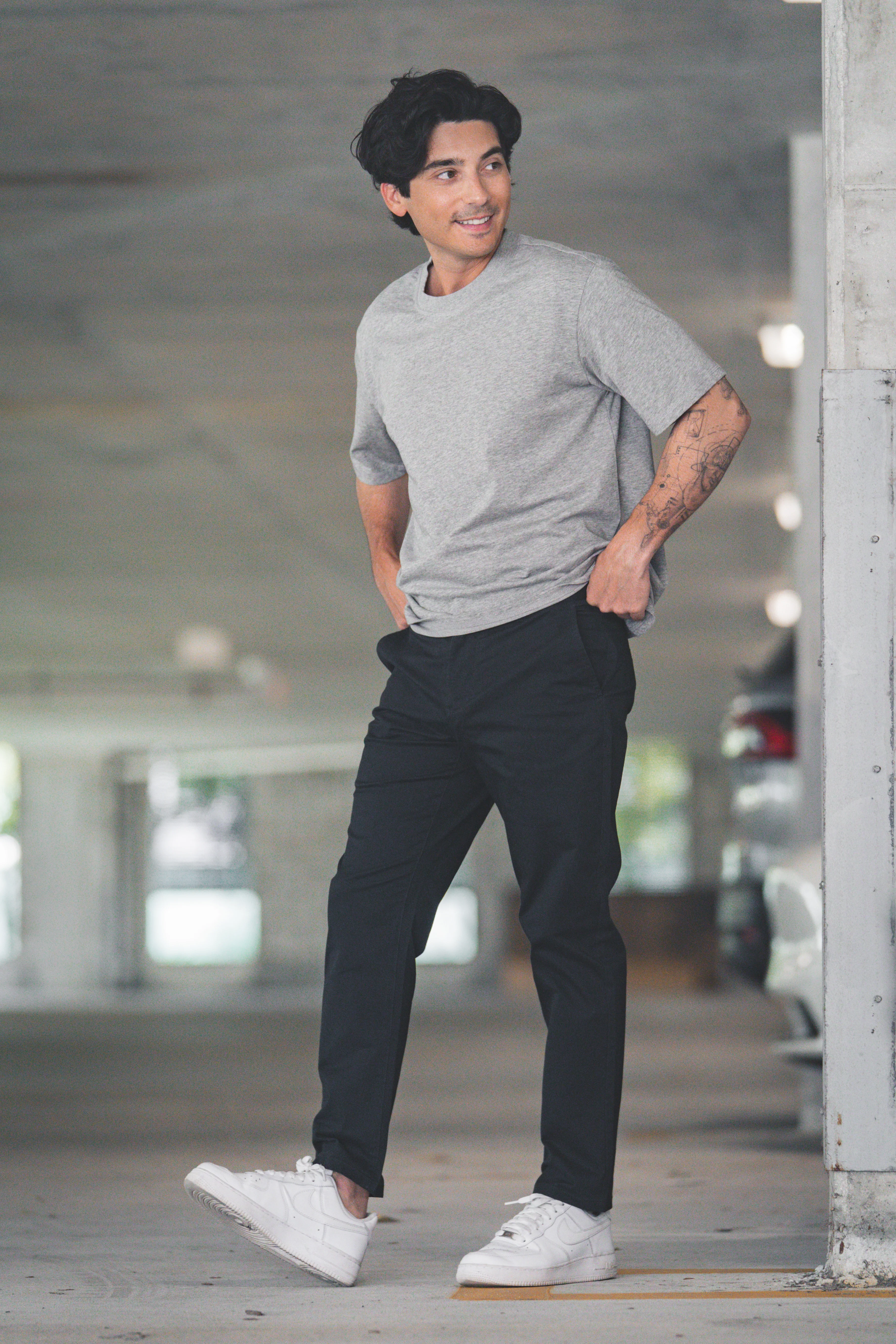 Straight Fit Core Stretch Chino Black - Image 6