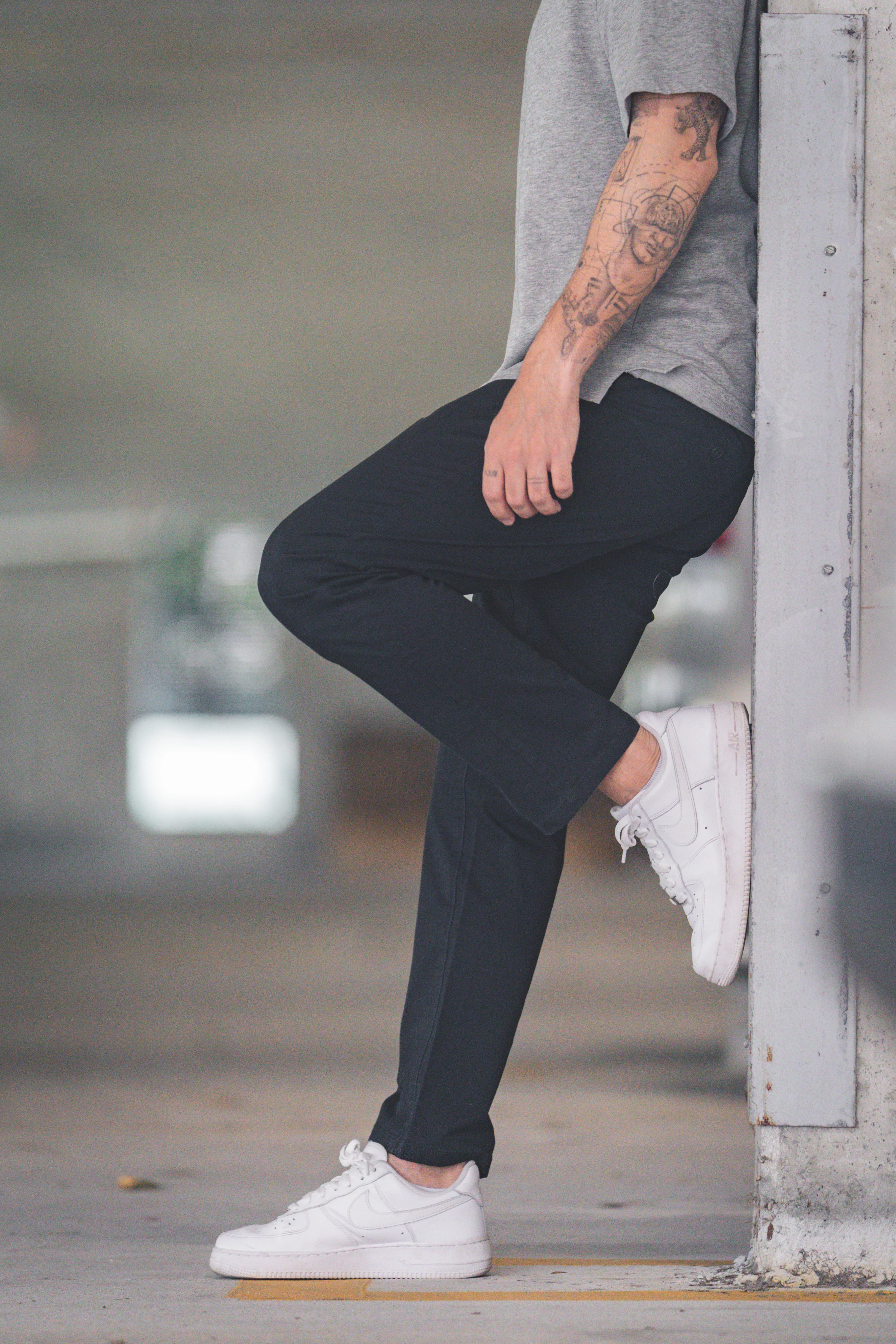 Straight Fit Core Stretch Chino Black - Image 8