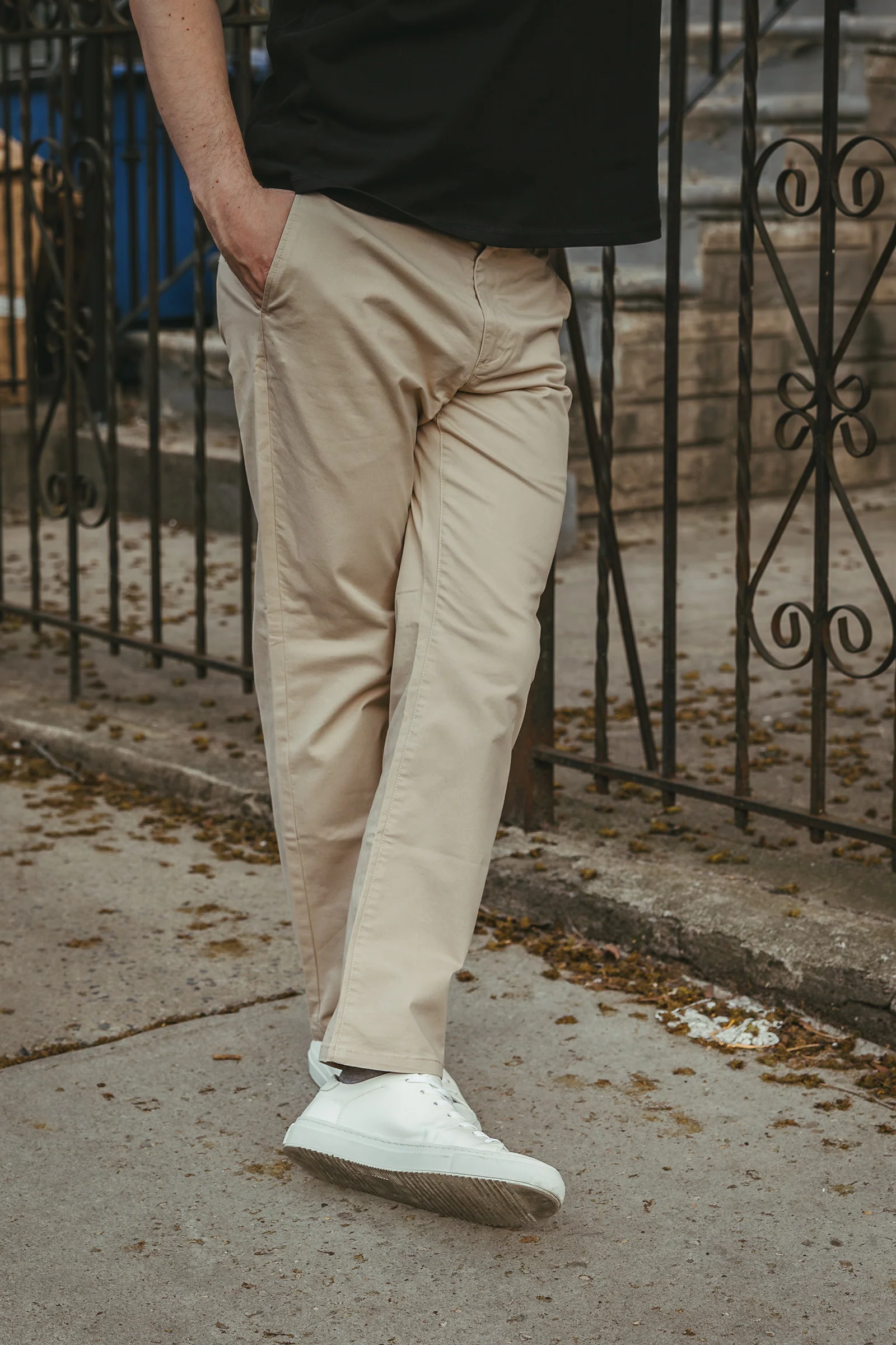 Straight Fit Core Stretch Chino Khaki - Image 3