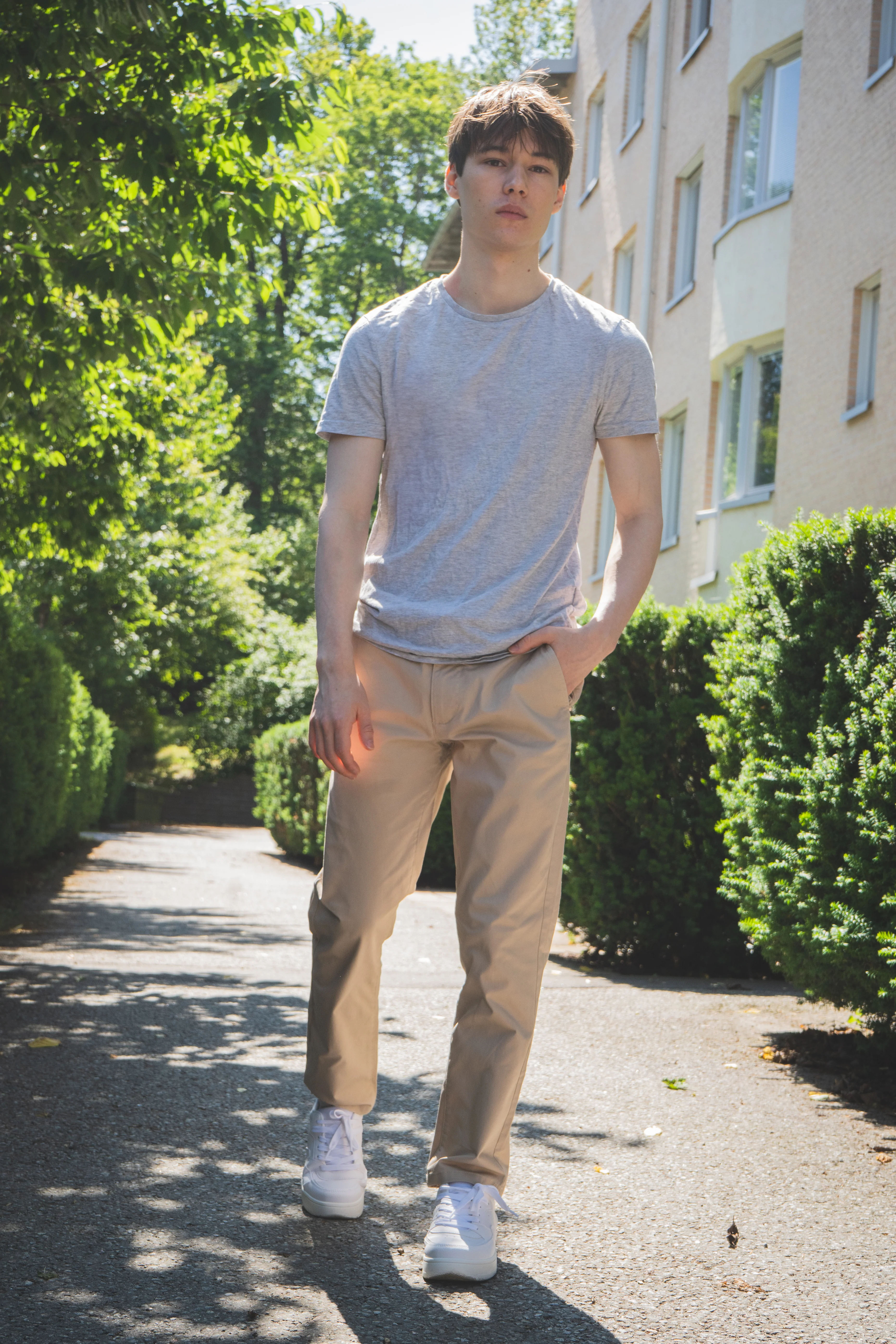 Straight Fit Core Stretch Chino Khaki - Image 8