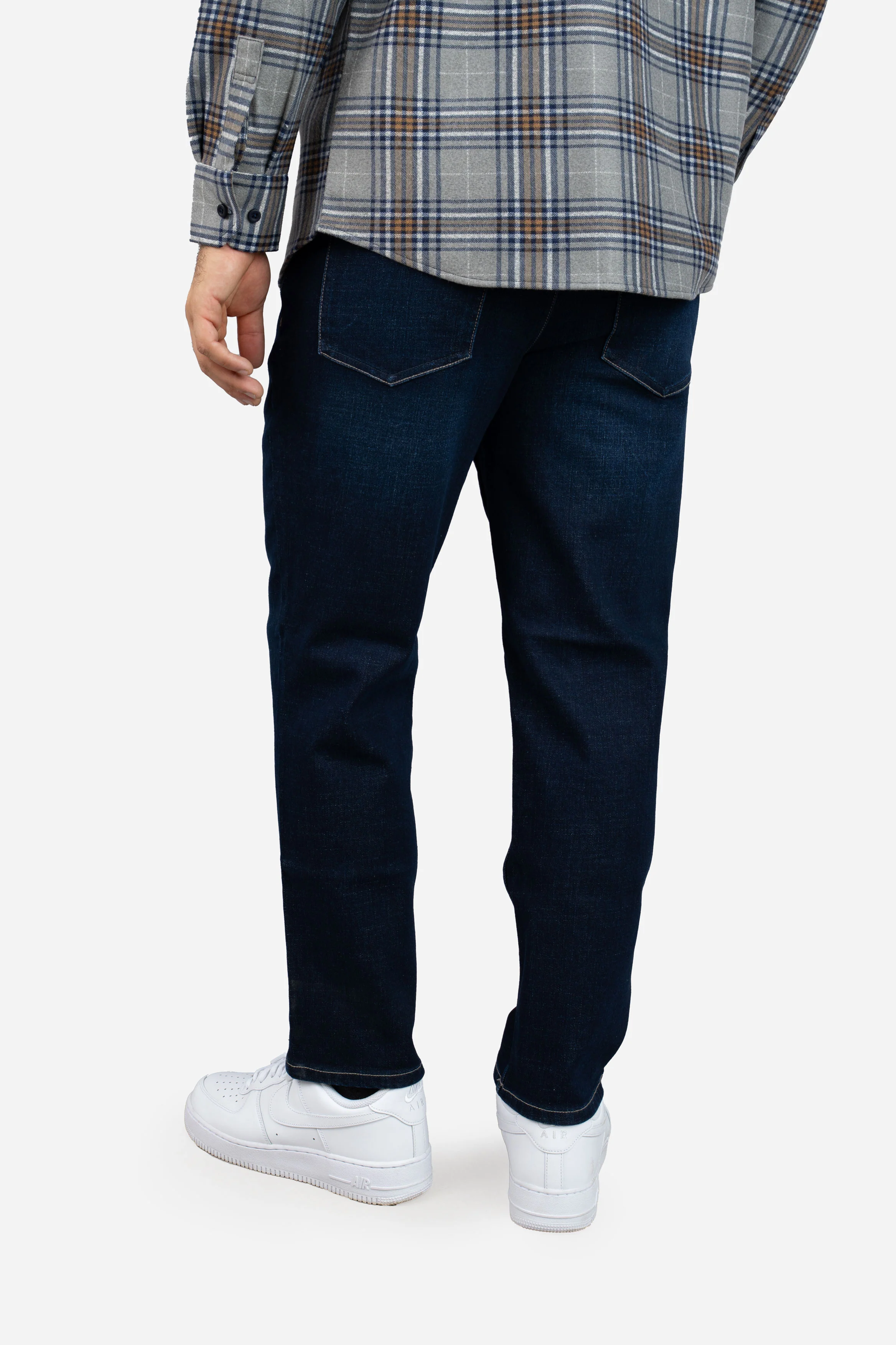 Straight Fit Stretch Jeans Dark Wash - Image 7