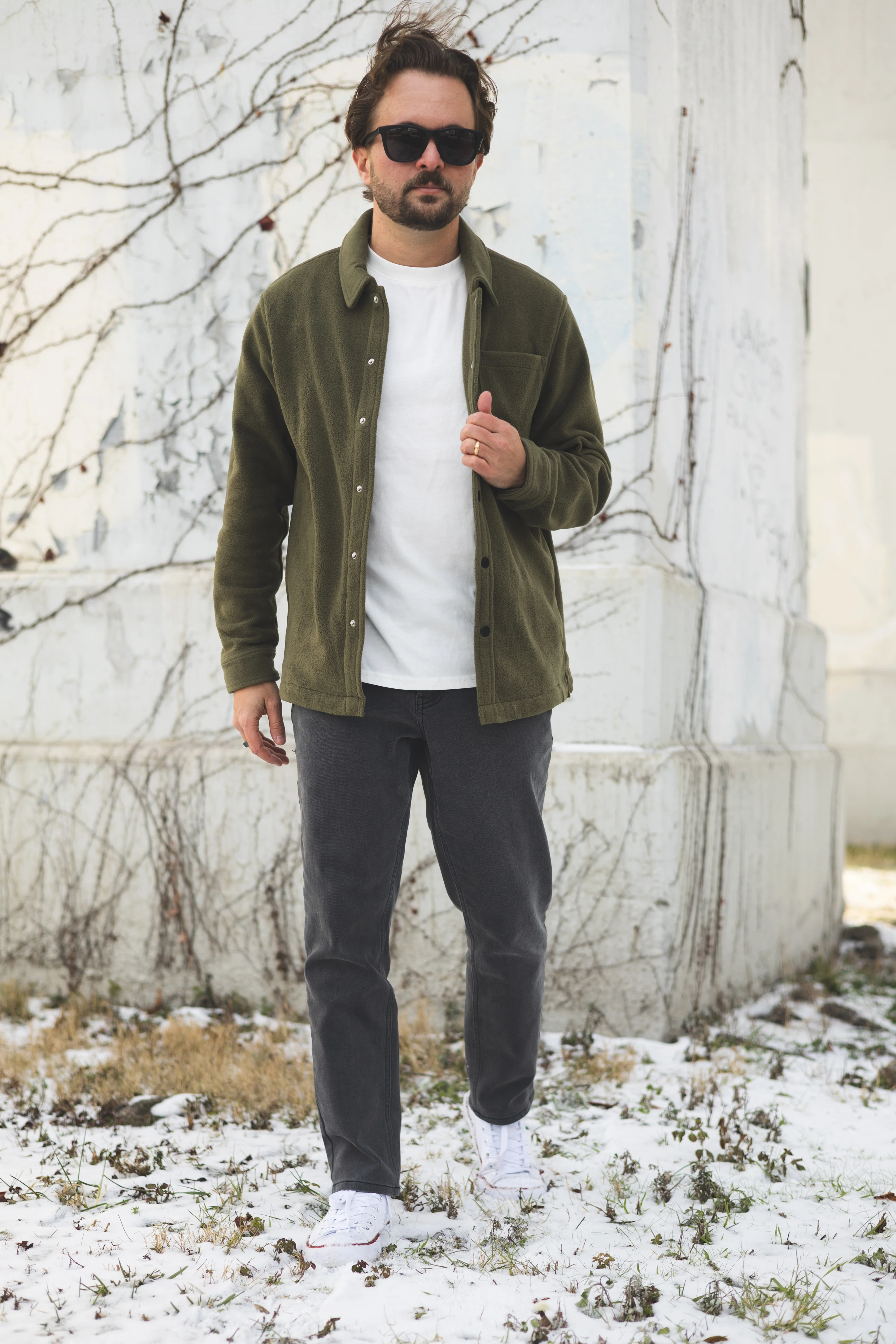 Straight Fit Stretch Jeans Gray - Image 17