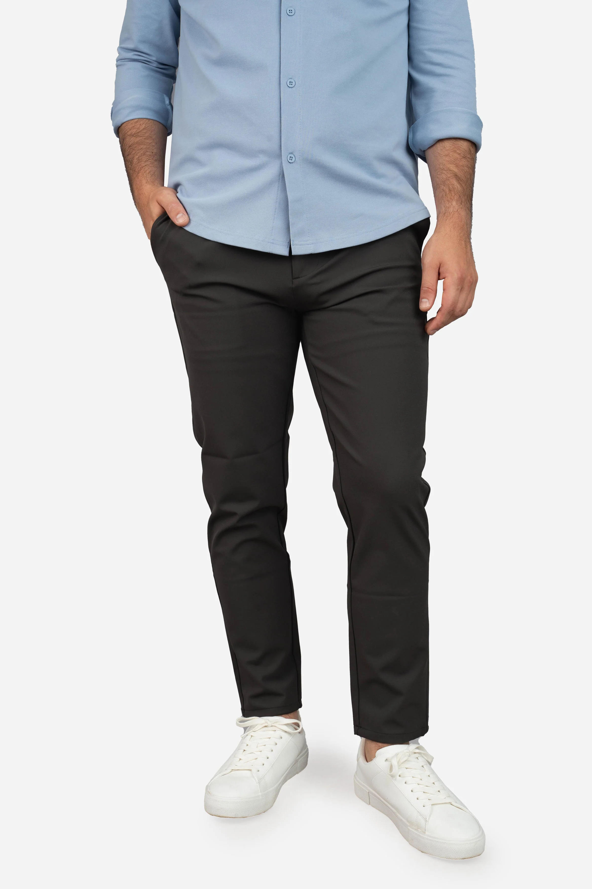Super Stretch Performance Pants Charcoal - Image 13