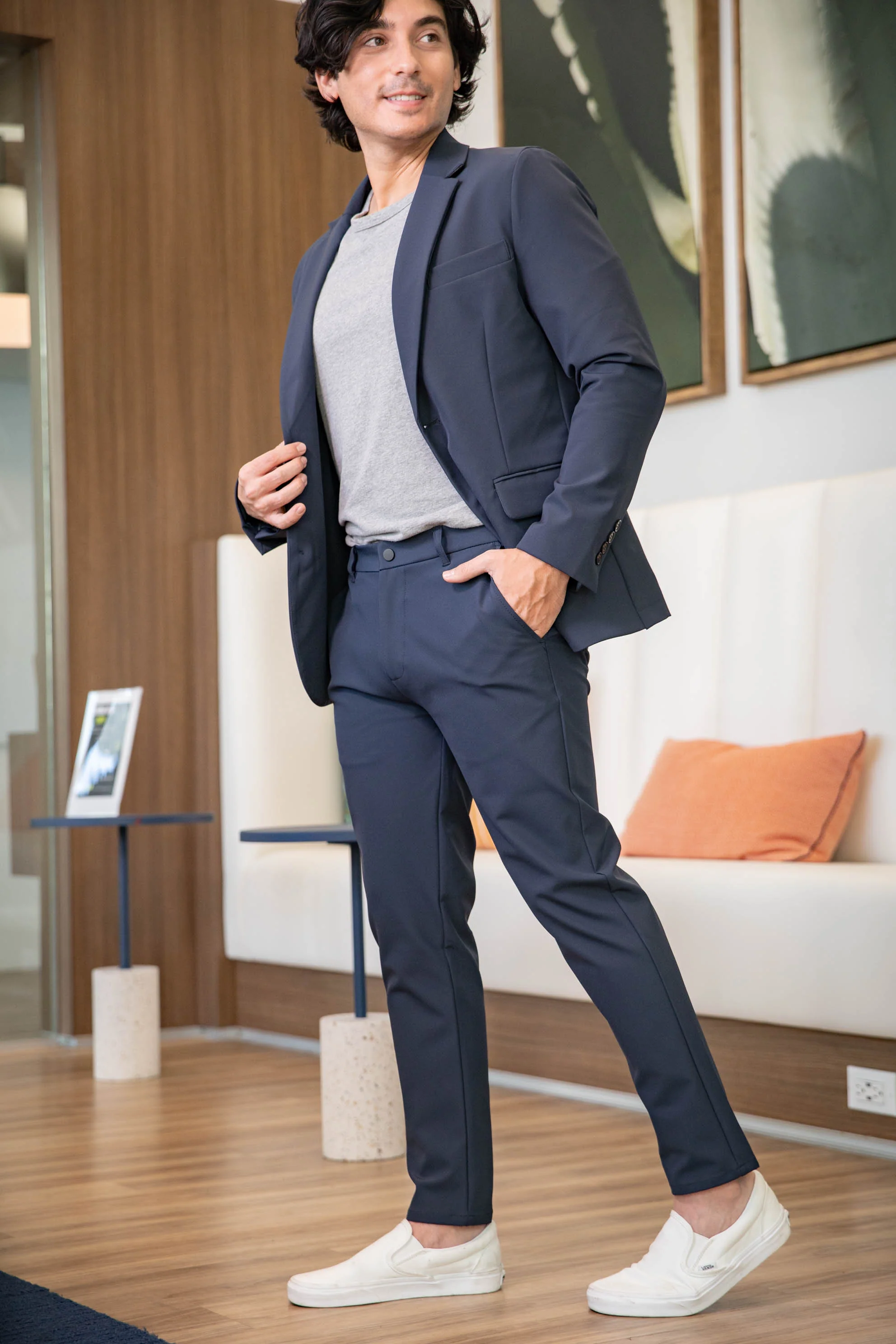 Super Stretch Performance Pants Navy - Image 17