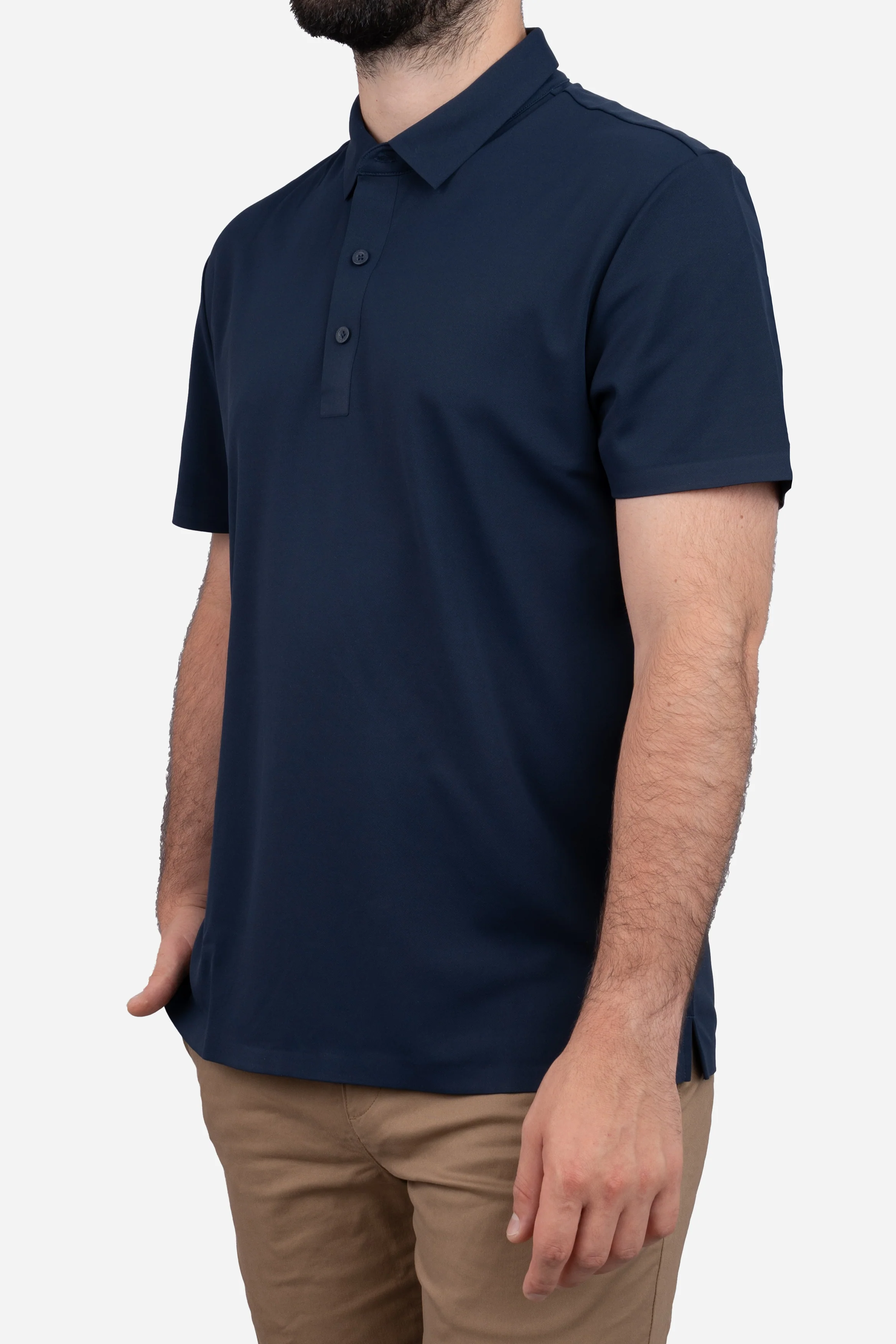 Tech Polo Navy - Image 3